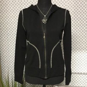 LOFT lightweight zip-front hoodie